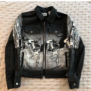 Disney Dancing Skeleton Denim Jacket